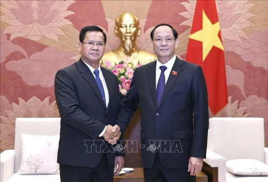 Vietnamese, Lao NAs intensify cooperation