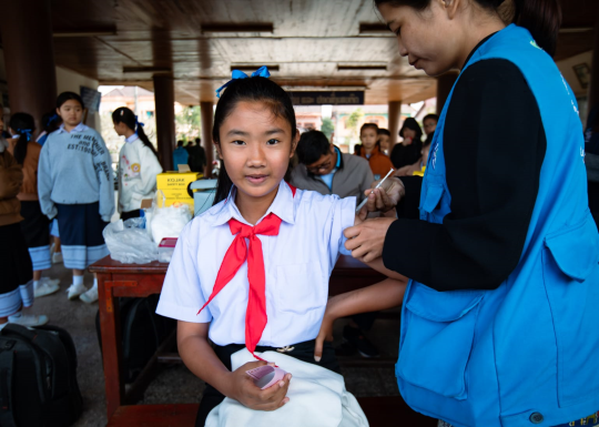 Laos Launches Nationwide HPV Immunization Campaign to Protect Girls Against Cervical Cancer