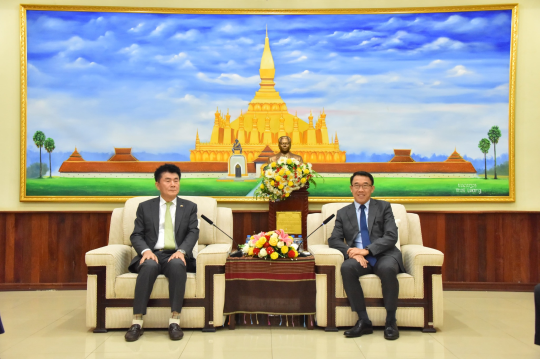 Korea-Laos Friendship Association Delegation Visits Lao PDR