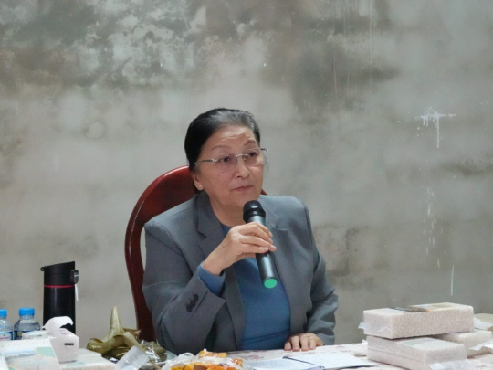 Noi Rice Vice President Promotes Khao Kai Noi Rice Farming in Xieng Khuang