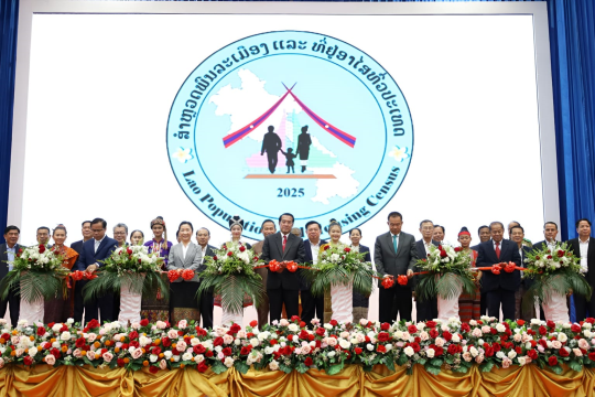 Khammuan Launches 5th Population and Housing Census, Public Urged to provide Cooperation for Accurate Data