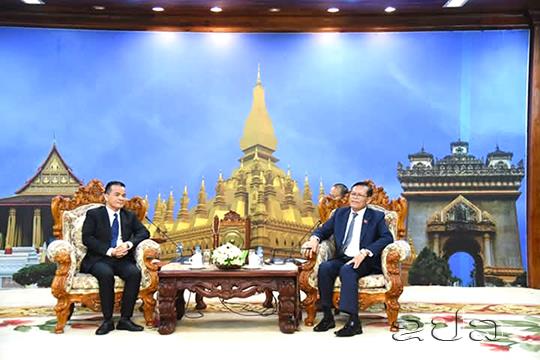 ຮອງປະທານສະພາປະຊາຊົນ ນວ ຕ້ອນຮັບ ອົງການ ປະຊາຊົນເຂດປົກຄອງຕົນເອງ ເຜົ່າຈວງ ແຂວງກວາງຊີ