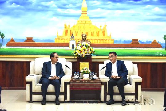 ຮັກສາການຫົວໜ້າ ຄຕພ ຕ້ອນຮັບ ບັນດາທູດລາວ ທີ່ຈະໄປປະຈຳຢູ່ຕ່າງປະເທດ