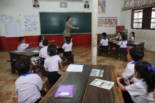 MoES and Australia Launch New Teacher Training Videos on “Seven Steps” Lao Language Approach