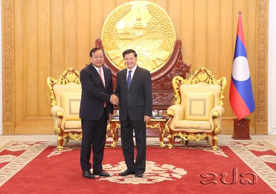 Lao Leaders Meet with Cambodia’s Deputy Prime Minister in Vientiane
