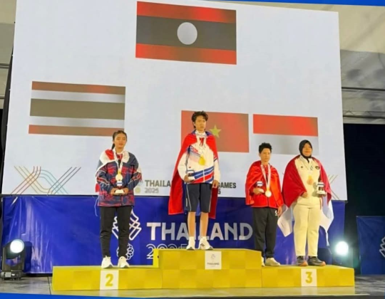 Lao Petanque Team Claims First Gold at 33rd SEA Games