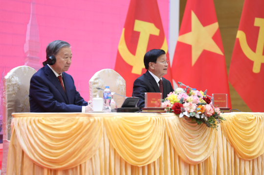 Vietnamese Party Leader Commends Success of Lao People’s Revolutionary Party Congress