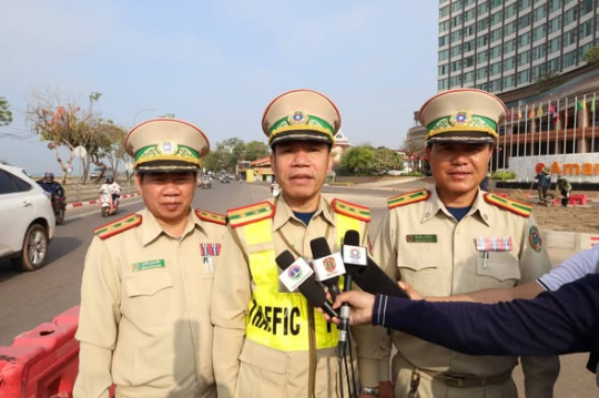 Vientiane Capital Launches New Traffic Directions on 9 Routes for BRT Rollout