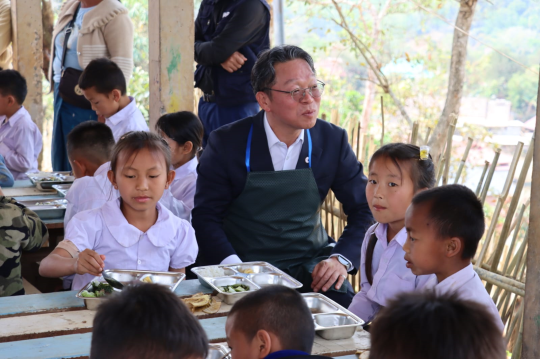 Oudomxay; School Lunch Programme Boosts Education and Nutrition