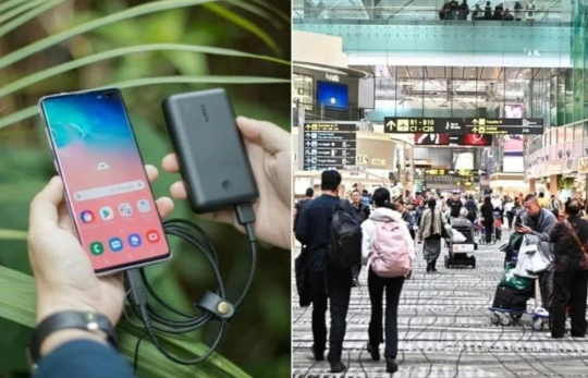 Travellers departing Singapore allowed only 2 power banks from April 15