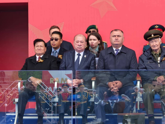 President Thongloun Joins Historic 81st Victory Day Commemorations in Moscow