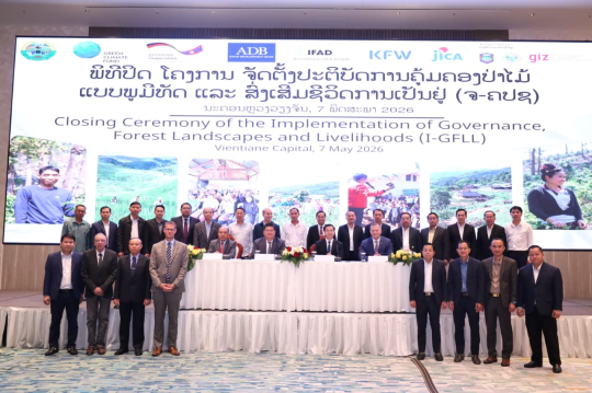 Village-led forest protection marks GCF-1 closure in northern Laos