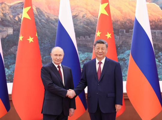 Xi holds talks with Putin in Beijing