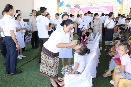 Vientiane Province Completes Child Vaccination Drive, Exceeding Goals   