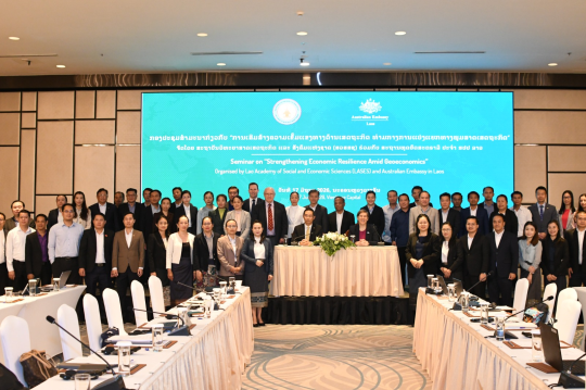 Laos and Australia Strengthen Economic Resilience Partnership Amid Global Challenges