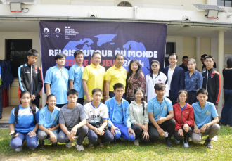 Vientiane - pétanque contest marks 500 days to go for Paris 2024 Olympic