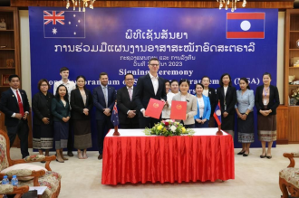 Australia supports Laos with highly skilled volunteers to achieve its development objectives