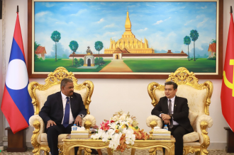 Lao Supreme People´s Prosecutor receives Cuban Supreme Court president
