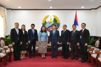 (KPL) Thai government has donated 5 million Thai baht to support the Laos’ ASEAN chairmanship 2024.