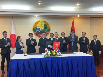 Japan Grants US$10 million for Equipment to support for Maintenance of Deteriorated Roads in Laos