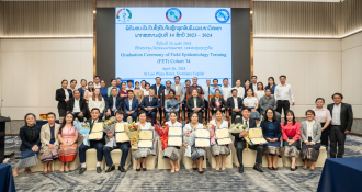 Laos Celebrates 14th Field Epidemiology Training Graduating Class