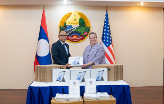 U.S. Provides Laptops to Lao PDR in Support of ASEAN Chair Year