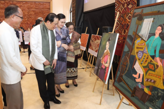Laos celebrates naga weaving motif as World Heritage