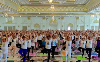 10th International Day of Yoga celebrates in Vientiane
