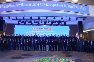 Six Mekong countries join hands in cooperation on suppression and fight against illicit drugs.