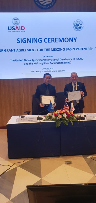 MRC, USAID Announce Partnership to Enhance Mekong Basin Management