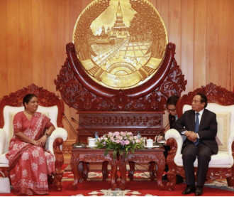 Vice President receives outgoing Sri Lankan Ambassador   