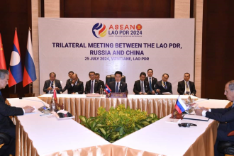 China, Russia, Laos pledge concerted efforts to safeguard common interests    