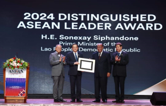 PM Sonexay Receives Distinguished ASEAN Leader Award 2024