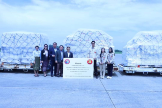 AHA Centre Donates Aid to Flood Victims in Laos