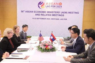 Laos and U.S. Hold Talks on Bilateral Trade Cooperation