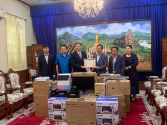 Xinhua News Agency Donates IT Equipment to Ministry of Information, Culture, and Tourism