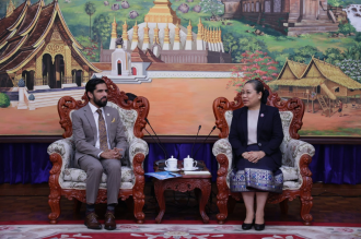 Minister of ICT Welcomes New UNICEF Representative to Laos