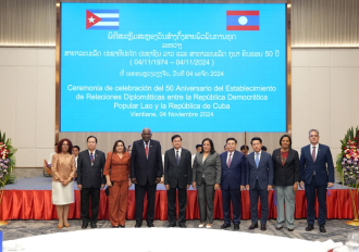 Laos, Cuba Celebrate 50 Years of Diplomatic Relations