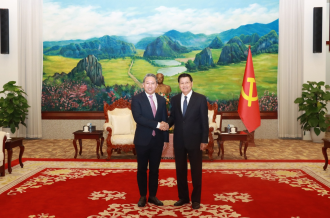 President Welcomes Vietnamese Minister of Justice