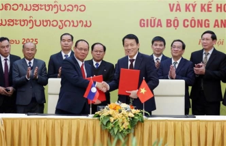 Laos, Vietnam tighten cooperation on public security