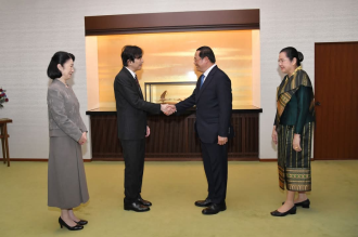 Prime Minister Sonexay Visits Crown Prince Akishino