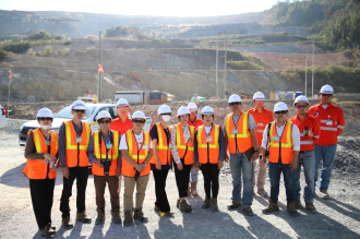 Journalists Tour Phu Bia Mining’s Mineral Operations