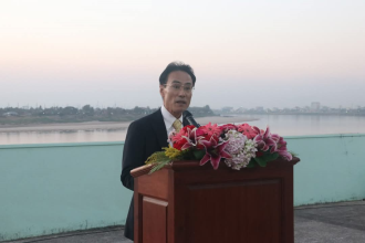 Japan’s National Day and 70th Anniversary of Diplomatic Relations Celebrated in Vientiane