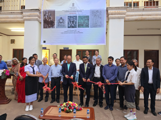 Indian Contemporary Art Exhibition “Ankana” Opens in Vientiane