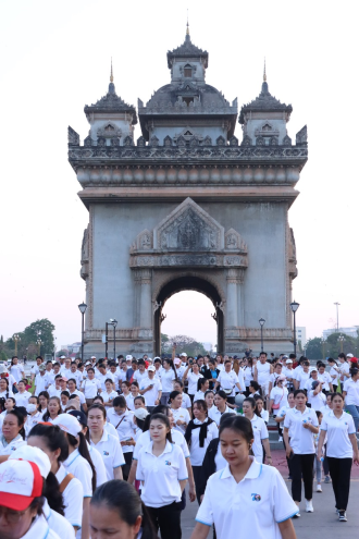  Vientiane Celebrates 115th International Women’s Day with Walk for Health