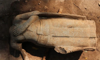 Centuries-old body of Buddha statue found in Cambodia’s Angkor park