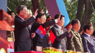 President Thongloun Attends Celebration of the Liberation of the South and National Reunification of Vietnam