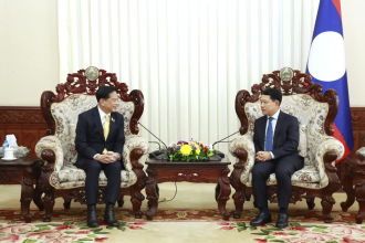 DPM Saleumxay Receives Thai Counterpart