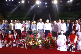 ສະແດງກາຍຍະສິນມິດຕະພາບລາວ-ຫວຽດນາມ