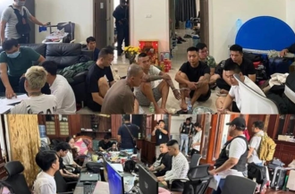 Cross-border gambling operation busted in Laos, 31 charged 